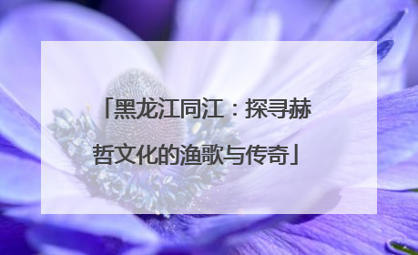 黑龙江同江：探寻赫哲文化的渔歌与传奇