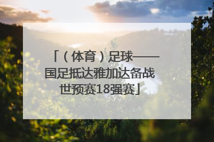 （体育）足球——国足抵达雅加达备战世预赛18强赛