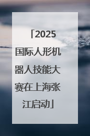 2025国际人形机器人技能大赛在上海张江启动