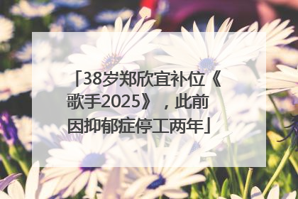 38岁郑欣宜补位《歌手2025》，此前因抑郁症停工两年