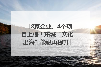 8家企业、4个项目上榜！东城“文化出海”能级再提升