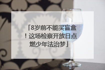 8岁前不能买盲盒！这场检察开放日点燃少年法治梦